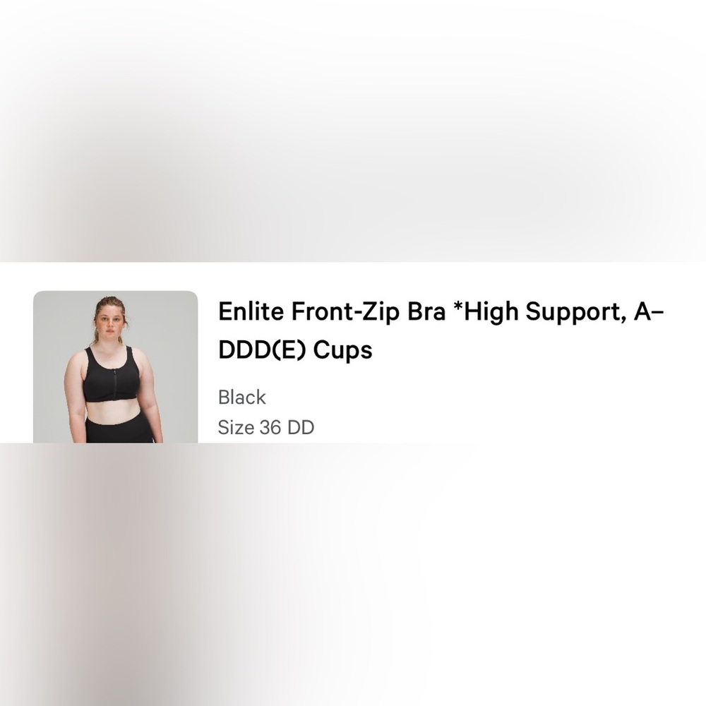Lululemon Front-Zip Bra